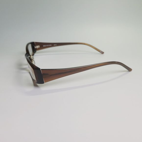 O&X New York OP-42 eyeglasses brown rectangular full frame 51-17 141 C7 - Picture 5 of 11